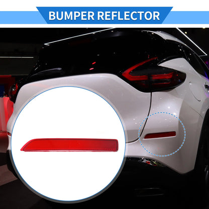 Rear Right Bumper Reflector No. 265608990B for Nissan Murano (2016–2023) Red