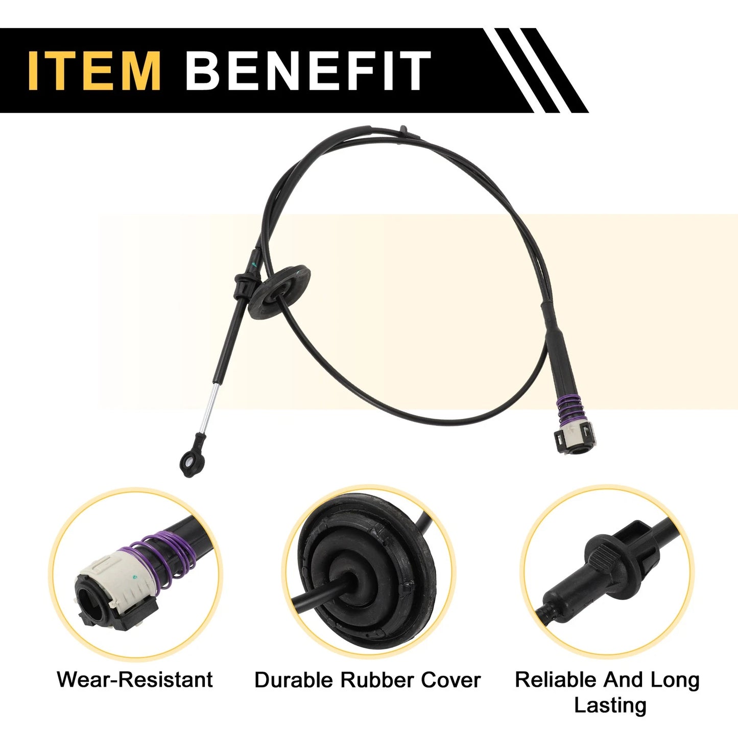 Transmission Gear Shifter Cable for Chevrolet Silverado 2500 HD (2001–2006)