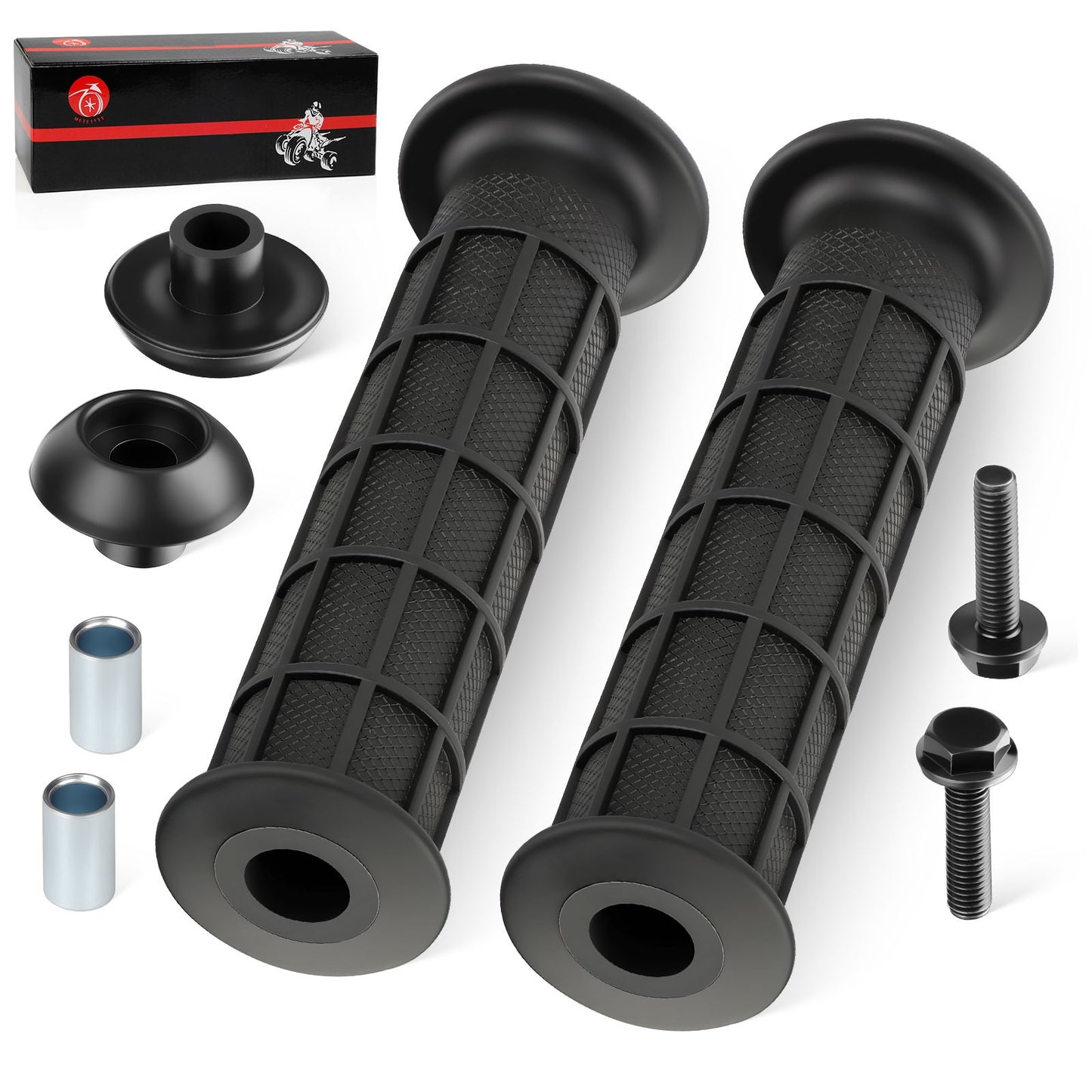 2X Handle Bar Grip and Guard for Honda Recon 250 TRX250 1997–2007