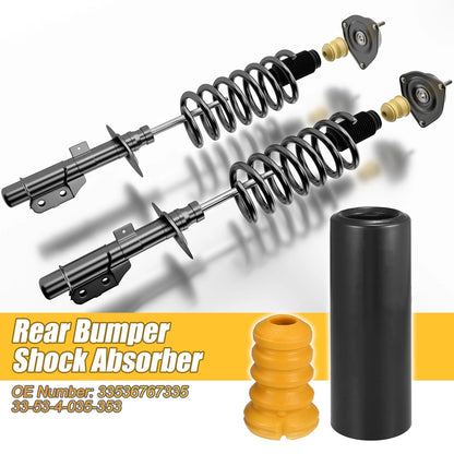 Set of 2 Rear Bumper Shock Absorbers for BMW (No. 33536767335)