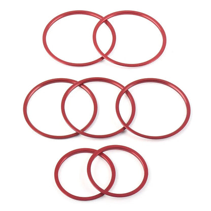 AC Air Vent Outlet Inner Ring Cover Trim  Red for Mercedes Benz C Class (2015-2021)