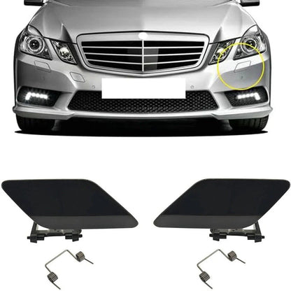 Front Headlight Washer Covers for Mercedes E-Class W212 (2010-2016)