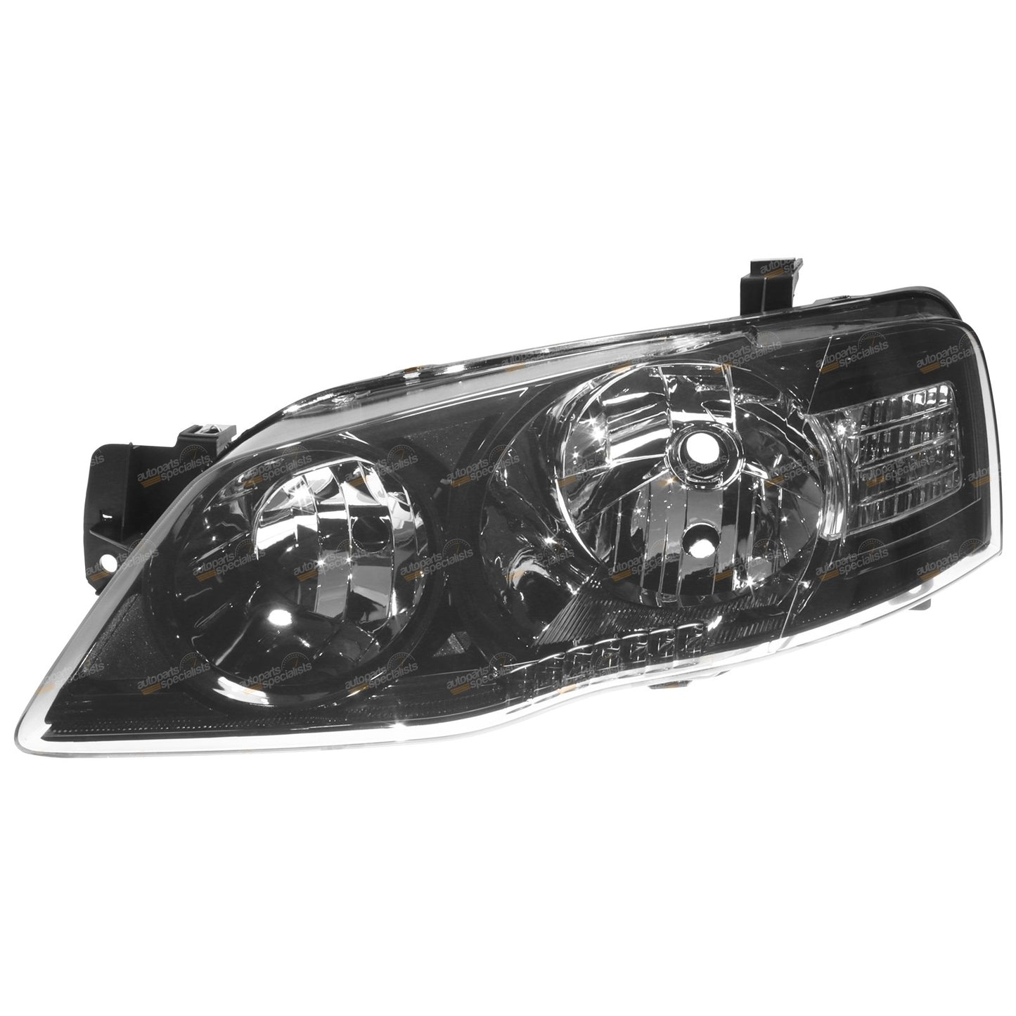 LH Black Headlight for Ford Falcon BF (2005–2011)