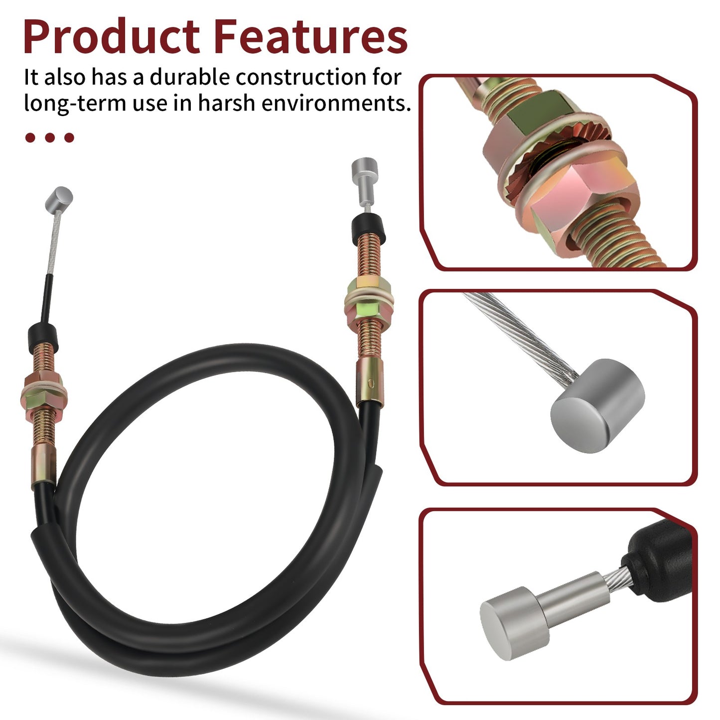 Rear Brake Cable for Arctic Cat ATV 500 4x4 (1998–2003)