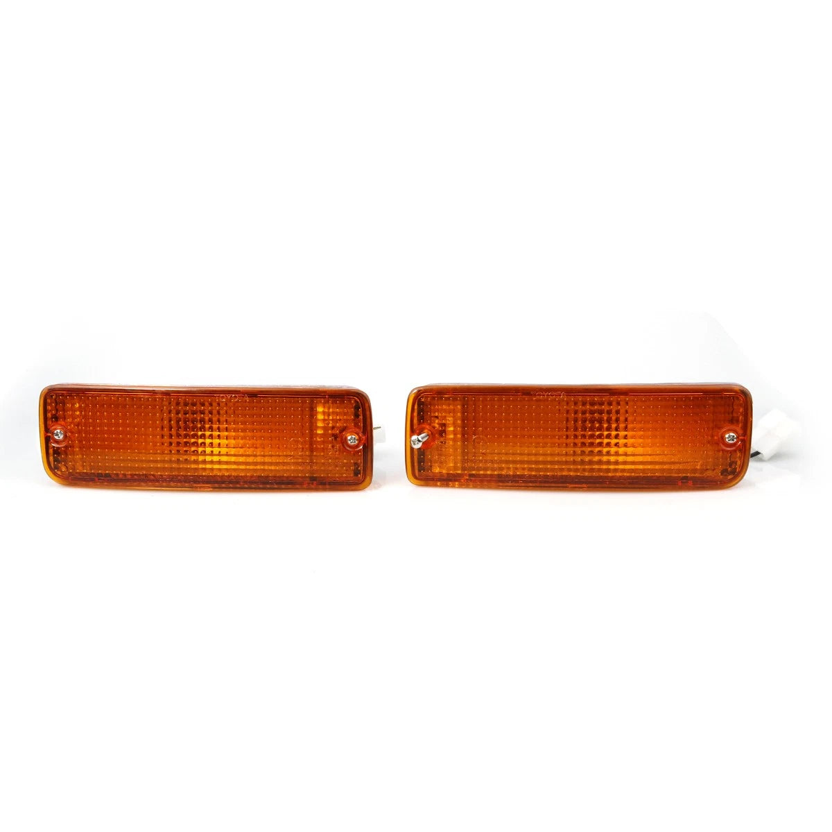 Pair of Bumper Turn Signal Indicator Lights for Toyota Hilux (1988–1997)