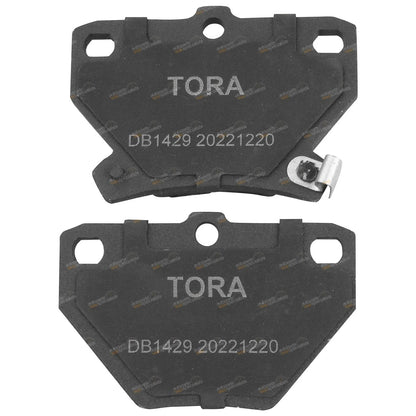 Rear Ceramic Brake Pad Set for Toyota Corolla (2001–2007)