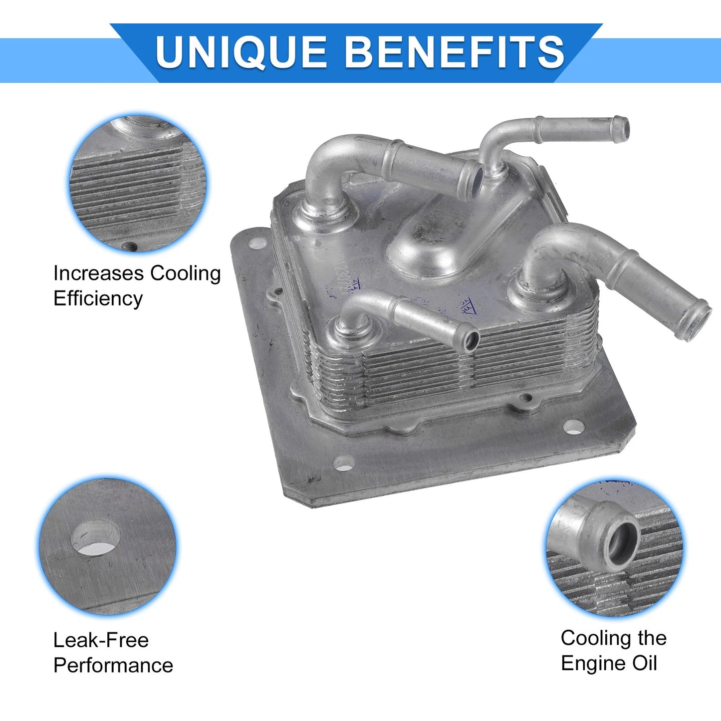 Engine Oil Cooler with Seals for Nissan Altima Maxima (2002–2018) No.2160628X0B