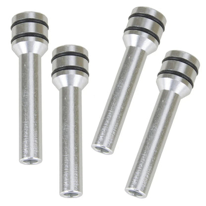 4 x Aluminium Door Latch Pin Covers for Car Interior - 49mm