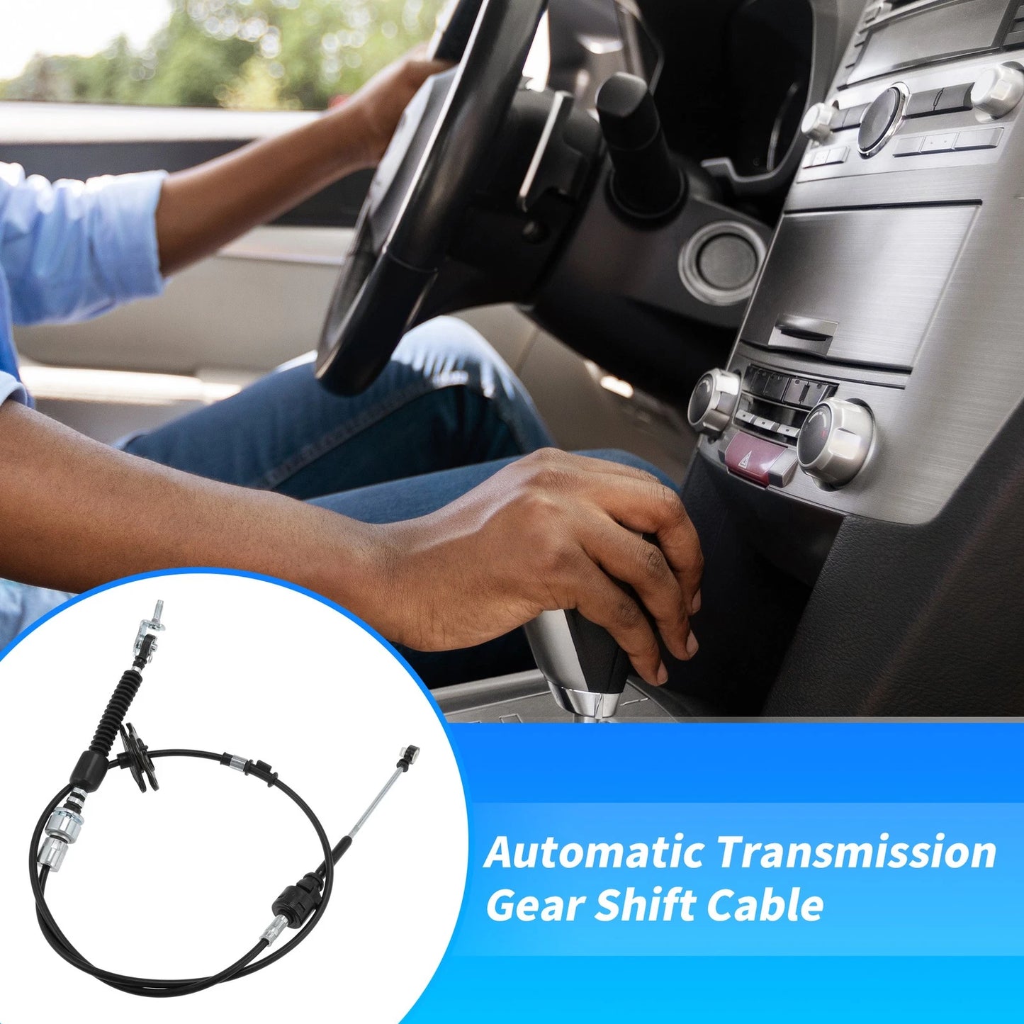 Auto Trans Gear Shifter Cable for Toyota Tundra, Sequoia (2005–2007) No.338200C040