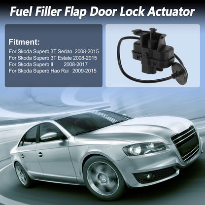 3T0810773A Fuel Filler Flap Door Latch Lock Actuator for Skoda Superb (2008–2015)