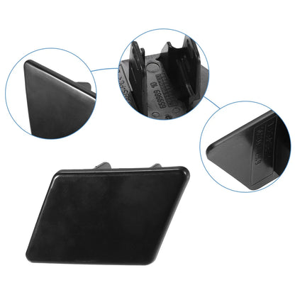 Pair Front Left & Right Headlight Washer Nozzle Covers for BMW X3 (2010-2017)
