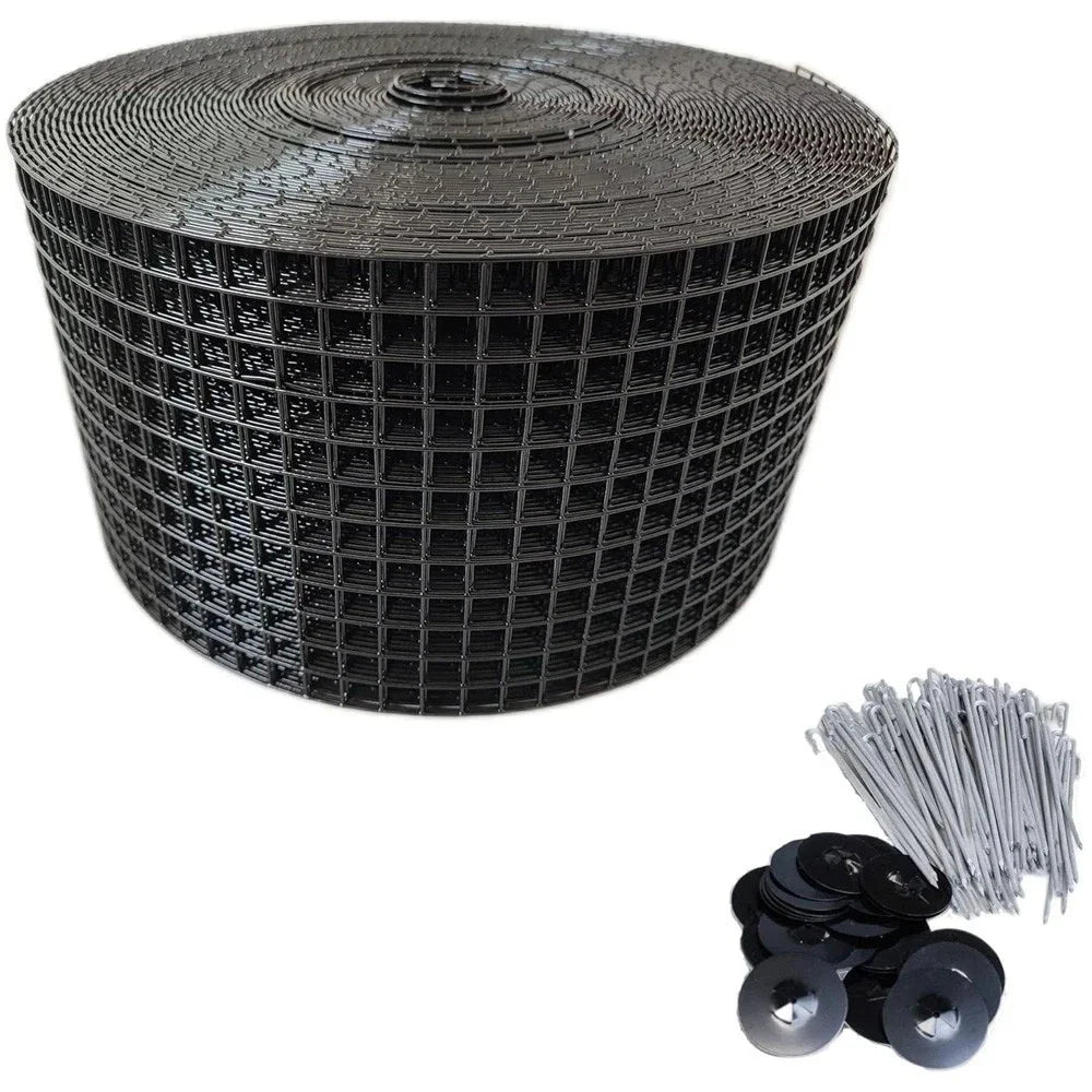 8" x 100ft Solar Panel Bird Guard & 100 x Stainless Steel Fasteners Clips