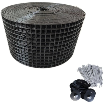 8" x 100ft Solar Panel Bird Guard & 100 x Stainless Steel Fasteners Clips