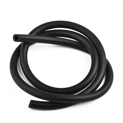 6mm 1/4 ID Silicone Vacuum Hose Black 100cm for Car