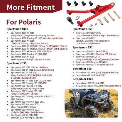 Front Left Upper A-Arm for Polaris Sportsman 550 850 1000 XP Touring (2013–2023)