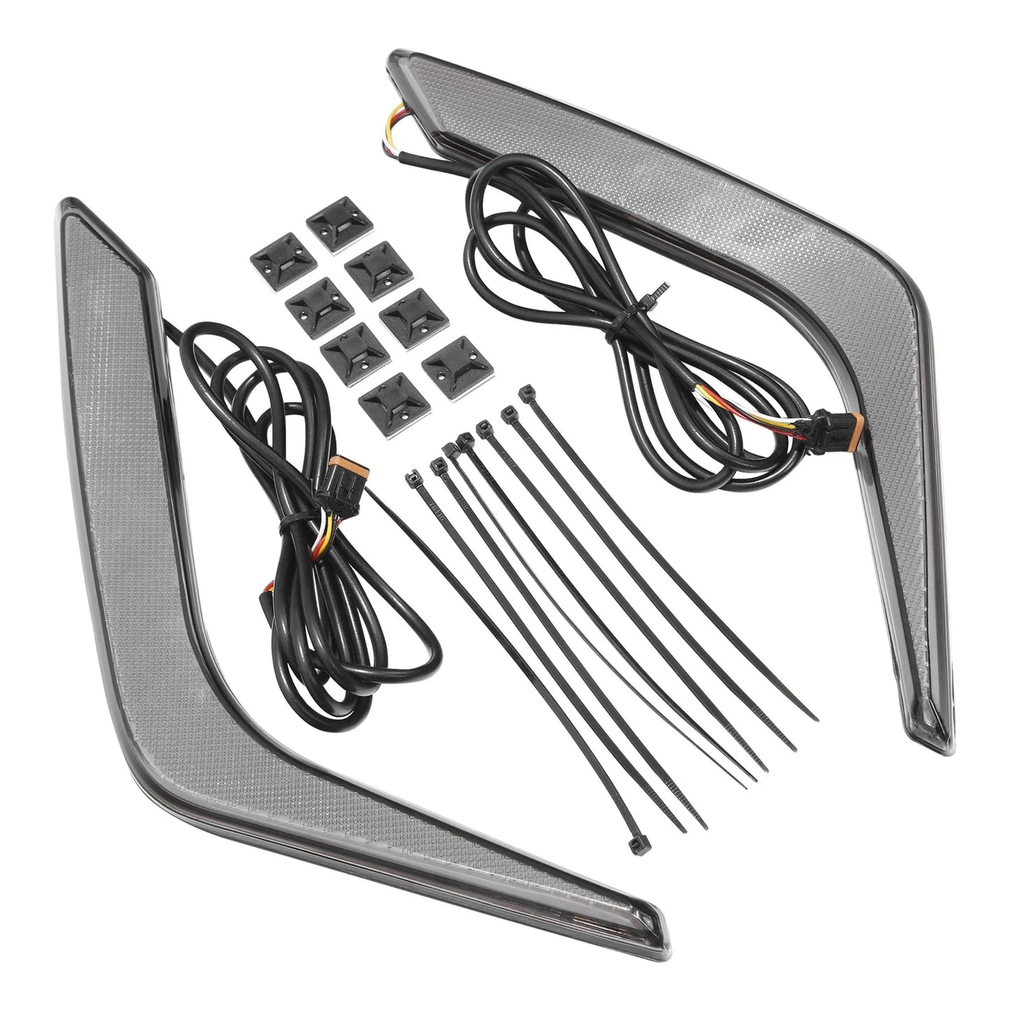 Rear Saddlebag Turn Brake Light Accents for Honda Goldwing GL1800 (2018-2025)