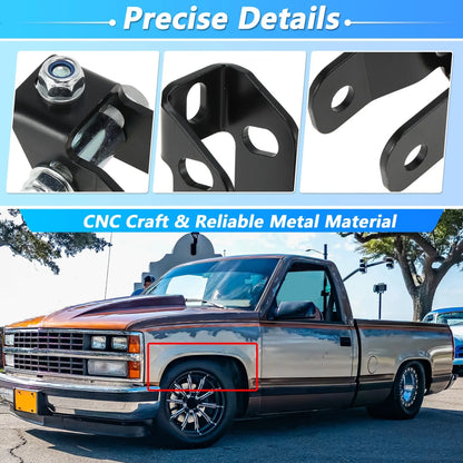 2" Front Shock Extenders for Chevrolet GMC K1500 K2500 4WD (1988-1998)