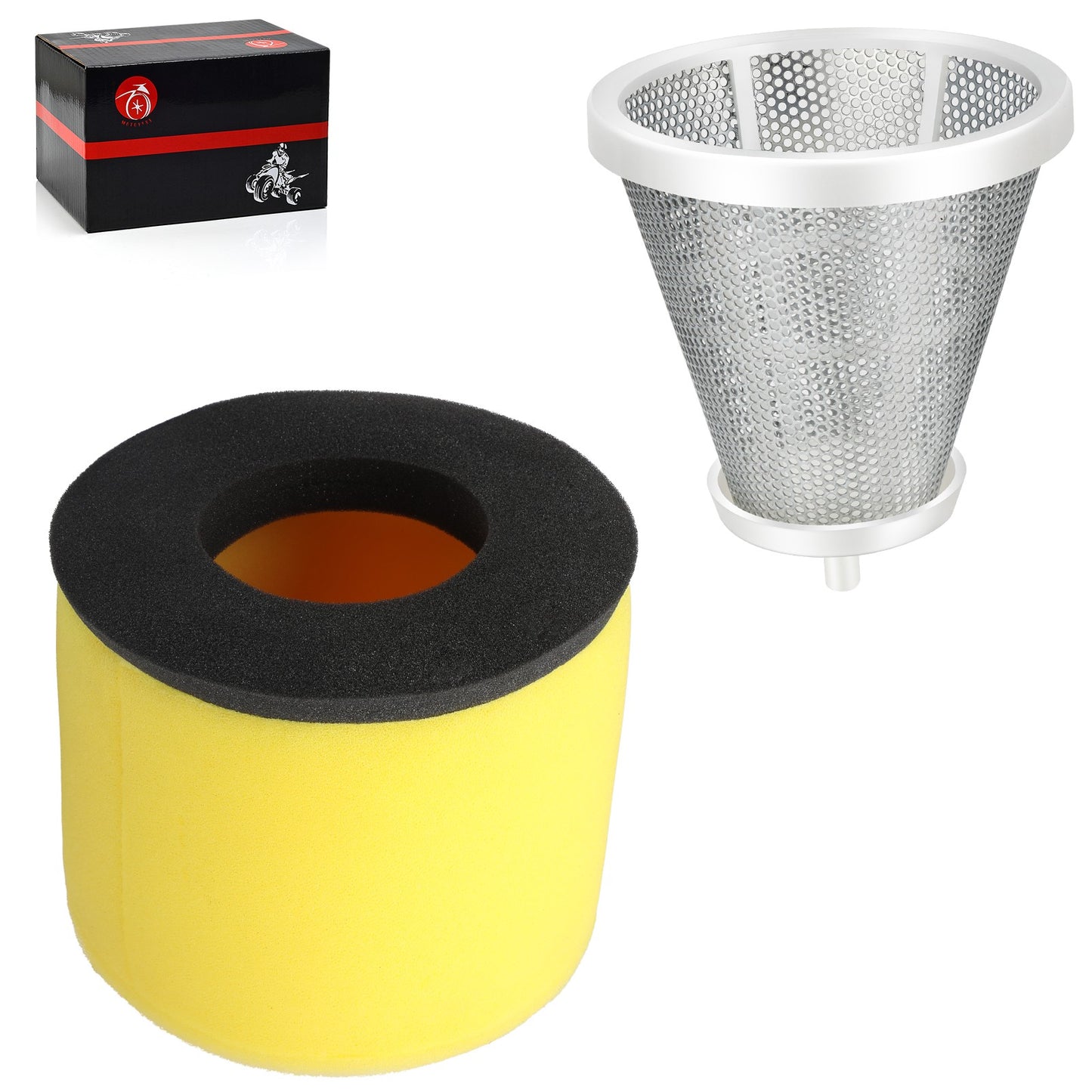 Air Filter with Holder for Suzuki QuadRacer 450 LT-R450 LT-R450Z (2006–2009)