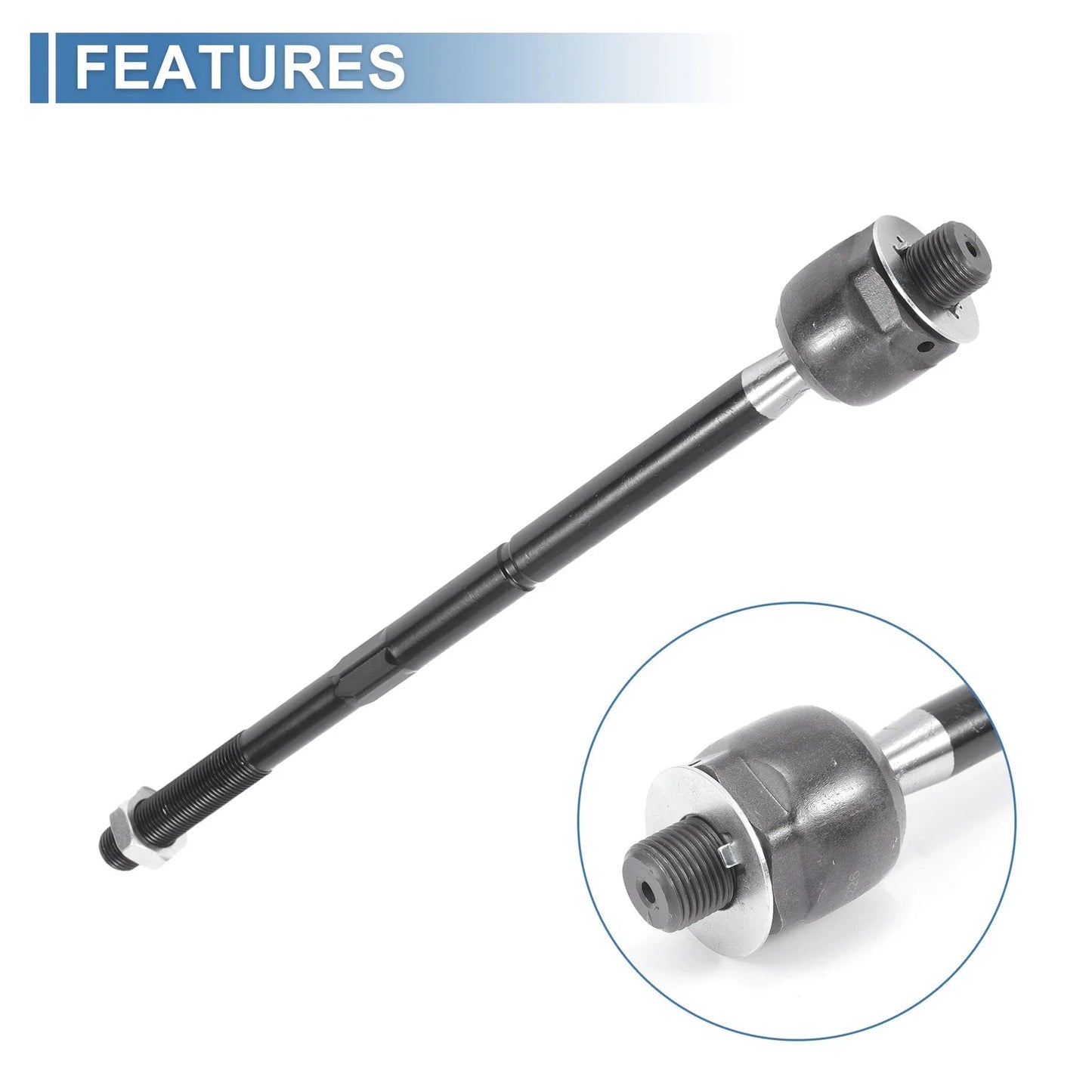 2 x Front Inner Tie Rod End Links for Dodge Magnum (2005-2008)