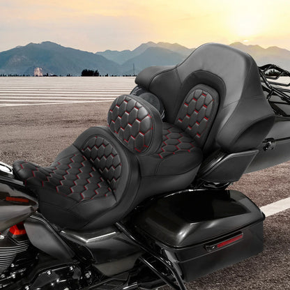 Driver Passenger Seat Backrest for Harley Electra Road Glide (2014-2023)