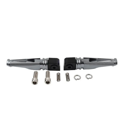 Passenger Rear Footrest Pegs for Kawasaki Z300 400 650 900 ZX6R (2015-2023)