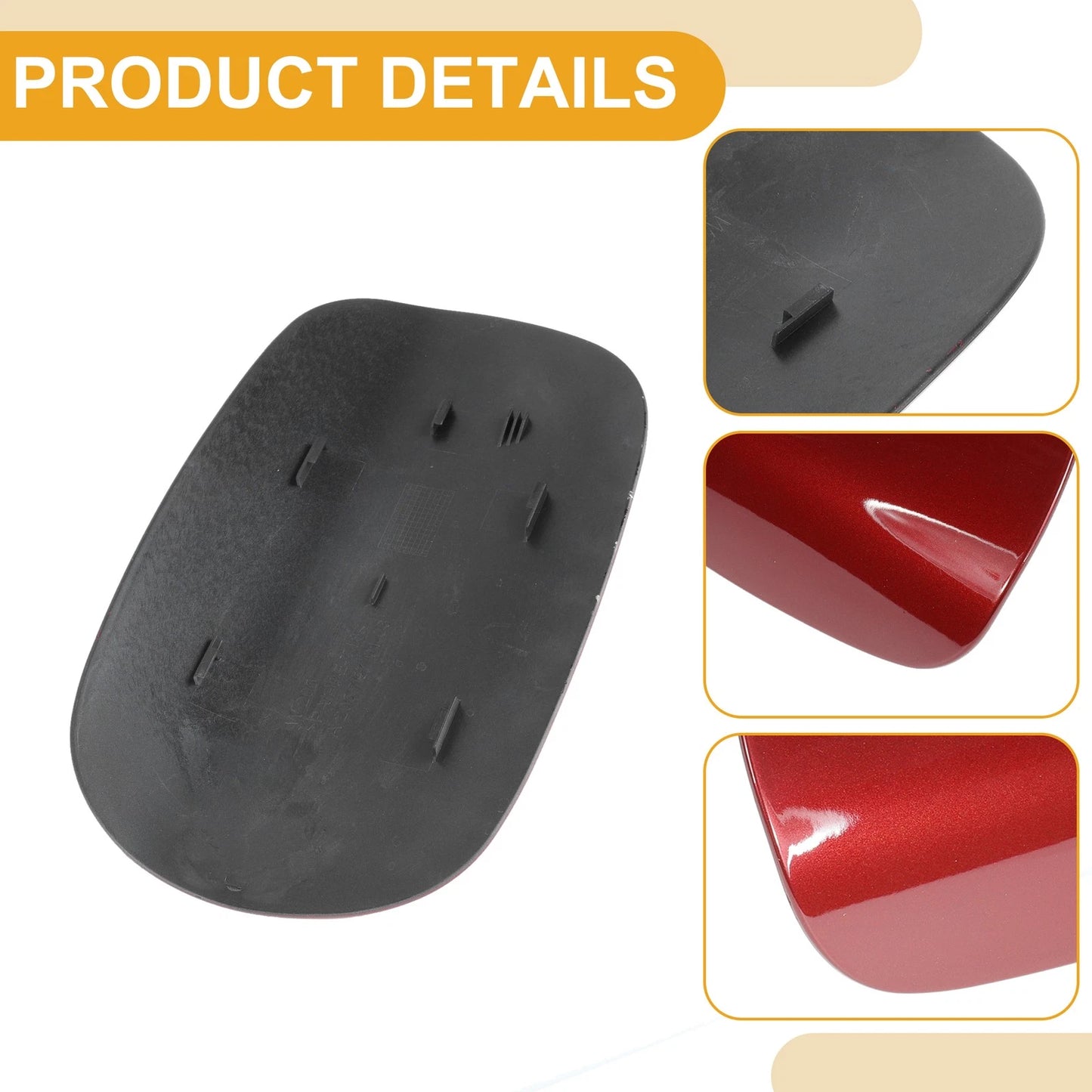 Fuel Tank Door Cap for Mercedes-Benz W205 (2014–2021) Red Filler Flap Cover