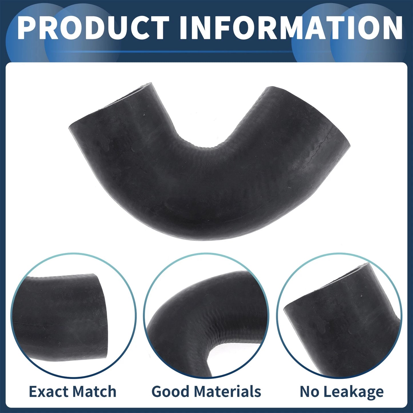 Radiator Hose for BMW X5 (2011–2013), X6 (2011–2014) No. 11537584630 Rubber