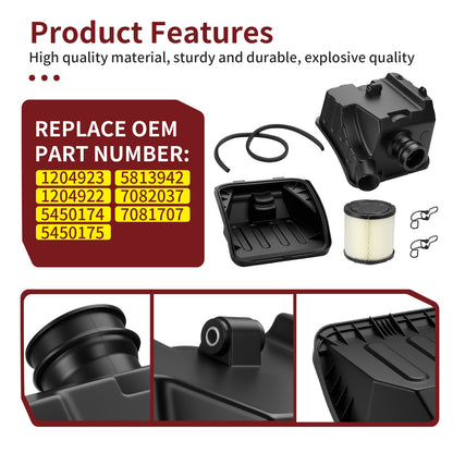 Air Box Cover and Filter Element for Polaris Ranger 570 Crew (2014–2025)
