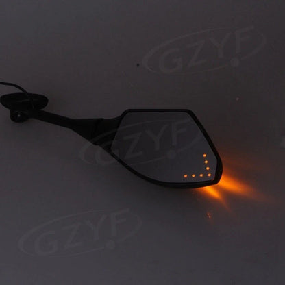 LED Turn Signal Rearview Mirrors for Honda CBR 600RR 1000RR (2003-2023)