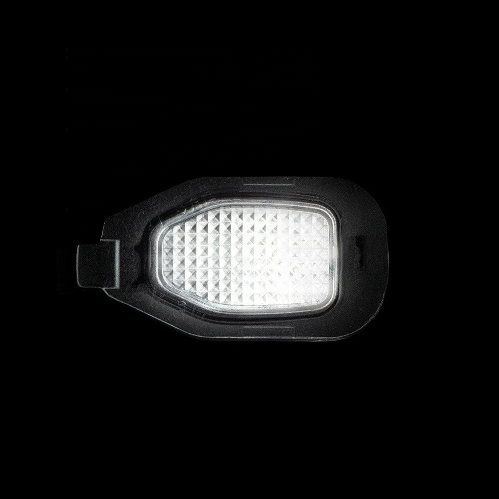 White LED Side Mirror Puddle Lights for Ford Mustang (2013–2014)