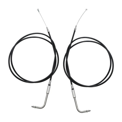 Throttle Cables 63in 160cm for Harley Sportster XL883 XL1200 Super Low Custom