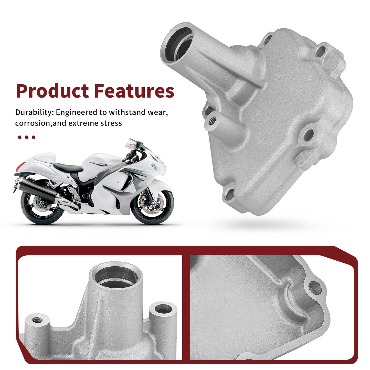Gear Shifter Cover with Gasket for Suzuki Hayabusa GSX1300R (1999–2007)