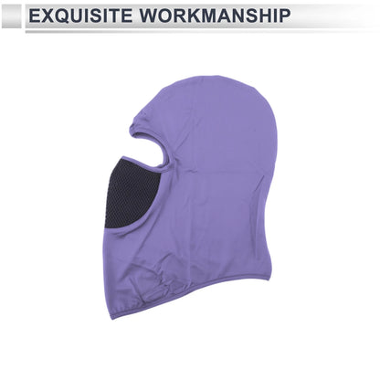 Mesh Face Mask for Universal Use (Breathable, Sun Protection, Light Purple)