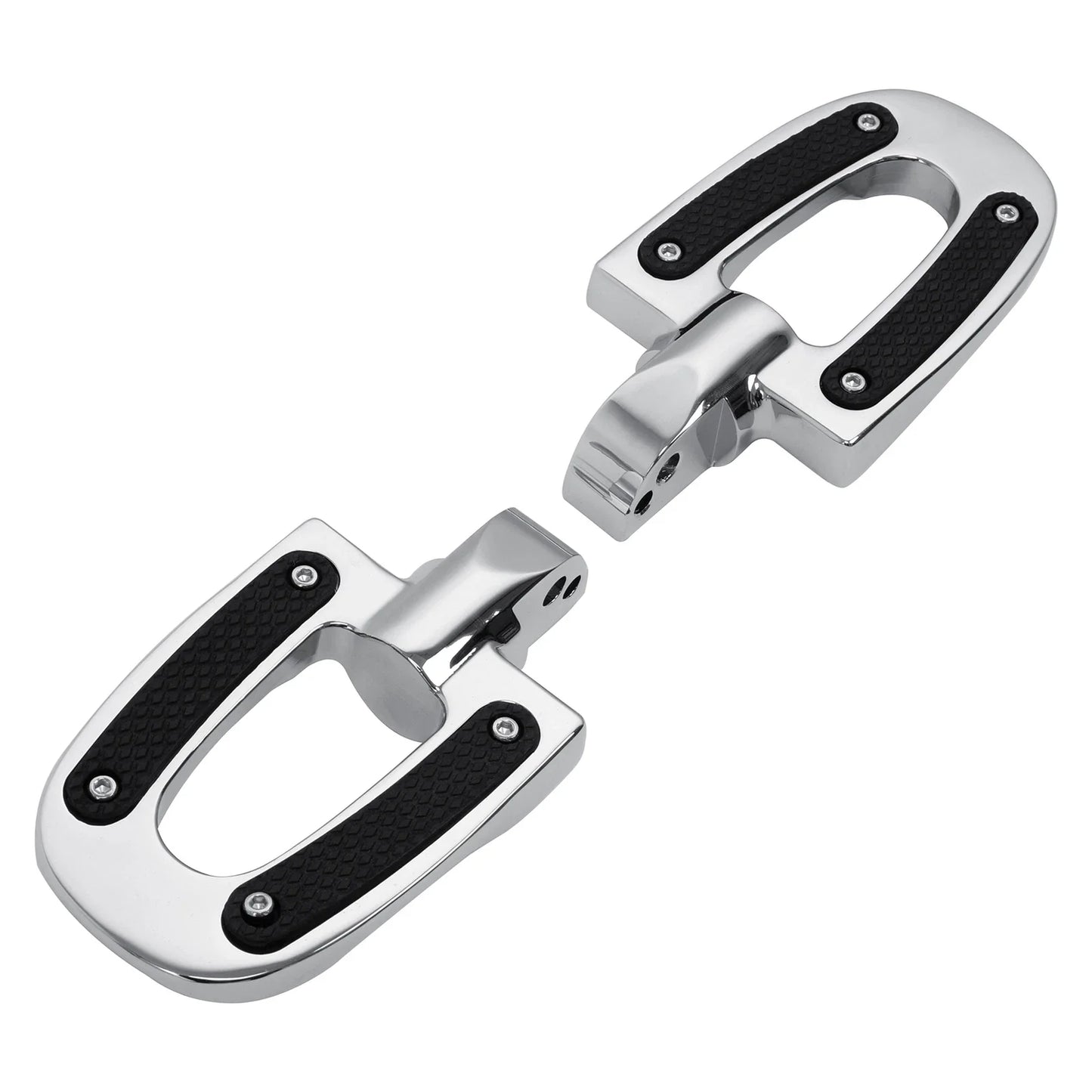 Chrome Passenger Footpeg Pegs for Harley Softail Fat Boy Low Rider (2018-2025)