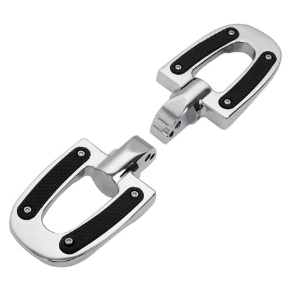 Chrome Passenger Footpeg Pegs for Harley Softail Fat Boy Low Rider (2018-2025)