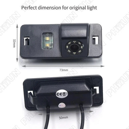 CCD HD Rear View Camera W/LED Light for BMW 1/3/5/6 Series X3 X5 (1997-2023)
