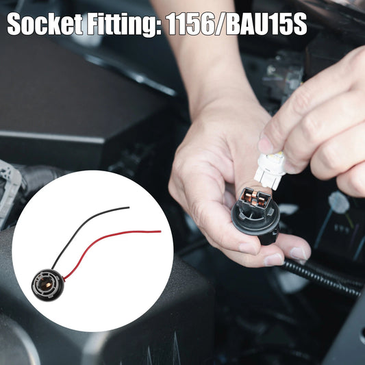 Pigtail Socket Wiring Harness Connector for Car Turn Signal Light (1156/BAU15S)