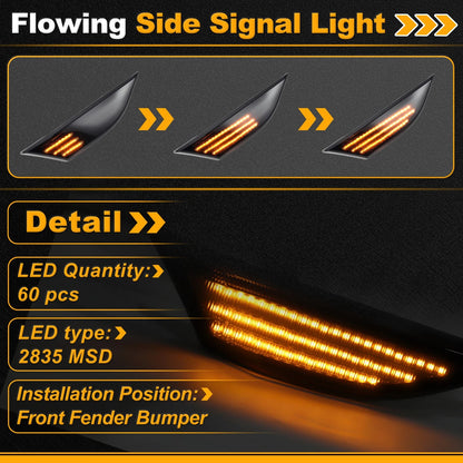 Side Marker Fender Light 99163125704 for Porsche 911 Carrera (2013–2019)