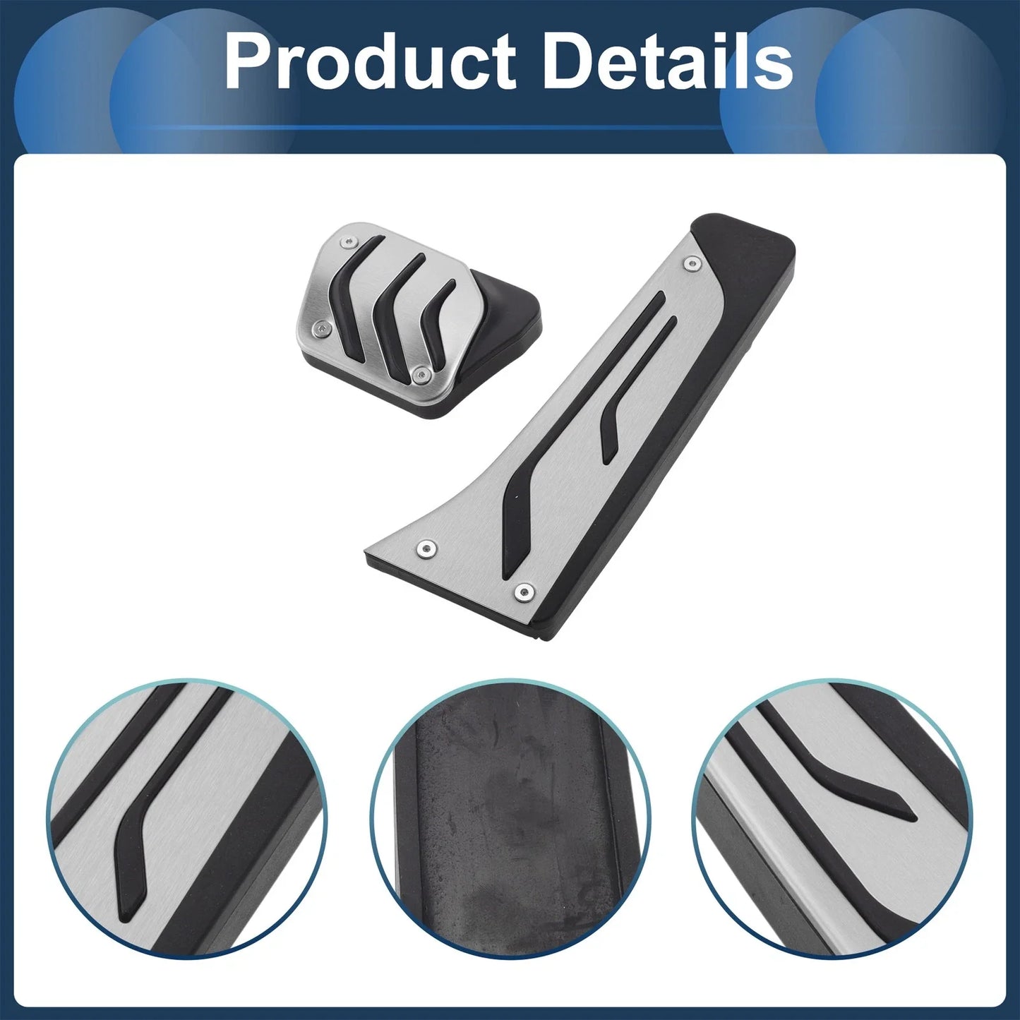 Automatic Foot Accelerator Pedal Covers for BMW 5 Series (2004 - 2010)