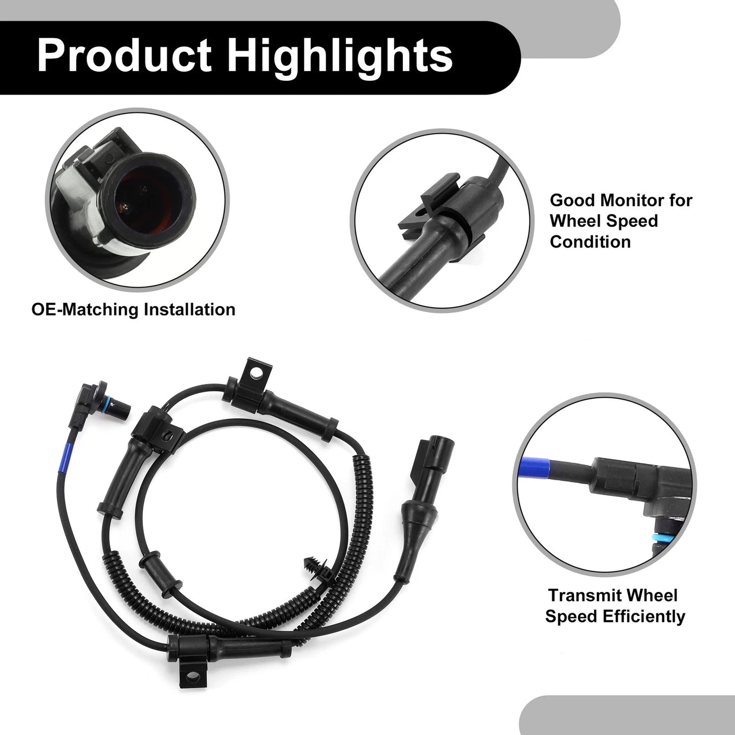 ABS Wheel Speed Sensor No. 5C3Z2C204CA for Ford F-450 Super Duty (2005–2010)