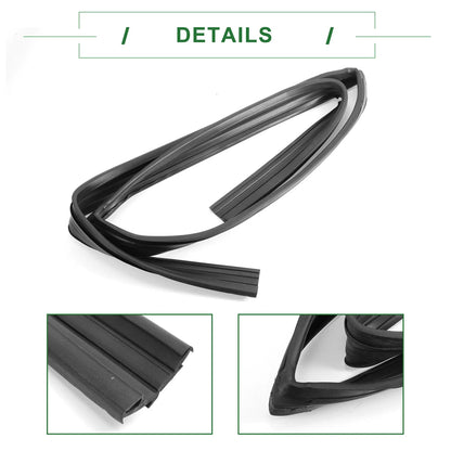 Rear Left Door Window Run Channel Seal Strip for Honda Fit (2007-2019)