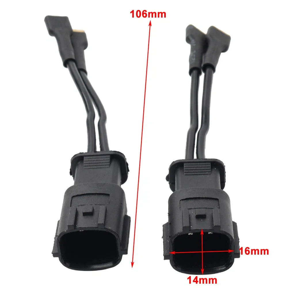 Plastic Car Horn Speaker Adapter Wiring Harness for Hyundai Pony (1982-1987)