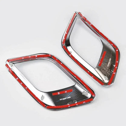2 x Chrome Rear Fog Light Lamp Trim Cover Decor for Buick Encore (2012–2016)