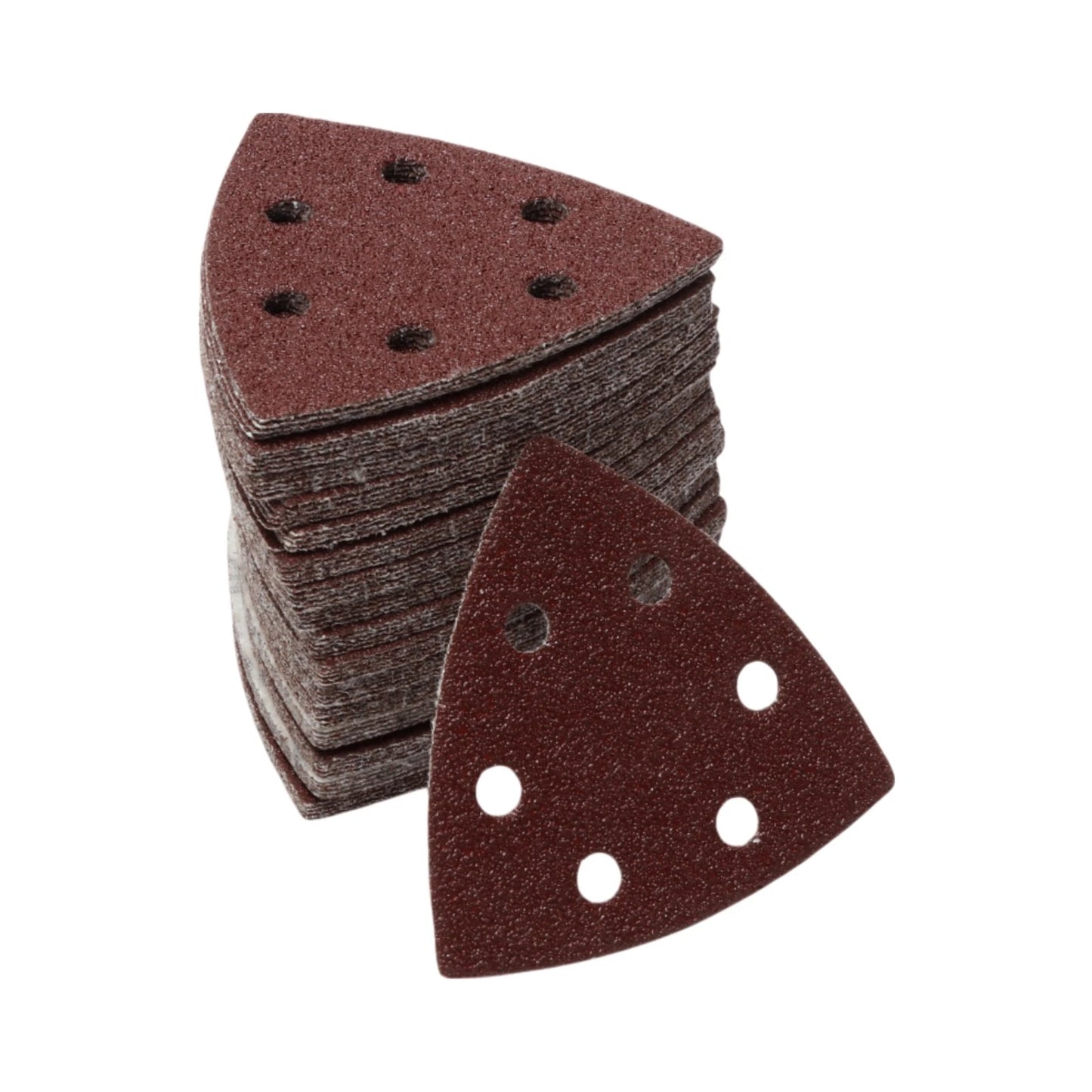 Set of 80 Sandpaper Pads 90x90mm 60 Grit for Mouse Sander