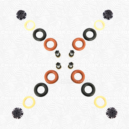 Fuel Injector Service Kit for BMW 4 Cyl (1.8MM Pintle Cap)