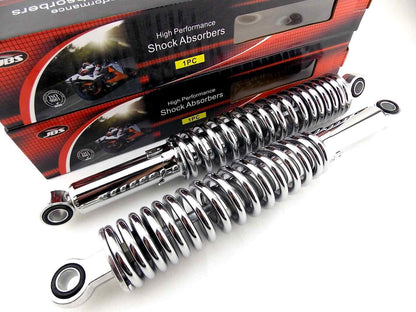 Chrome Rear Shock Absorbers for Suzuki TM100