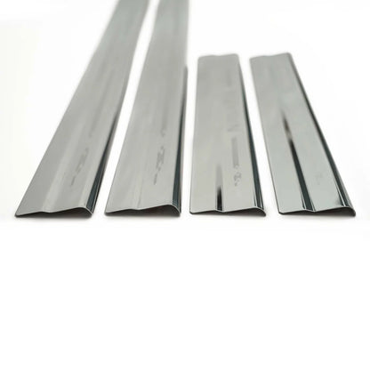 Chrome Stainless Scuff Plates 4 Doors for Nissan Navara D23 (2015-2022)
