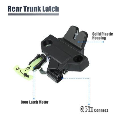 Liftgate Tailgate Lock Trunk Latch Actuator for Toyota Corolla (2009–2013) 64600-02040
