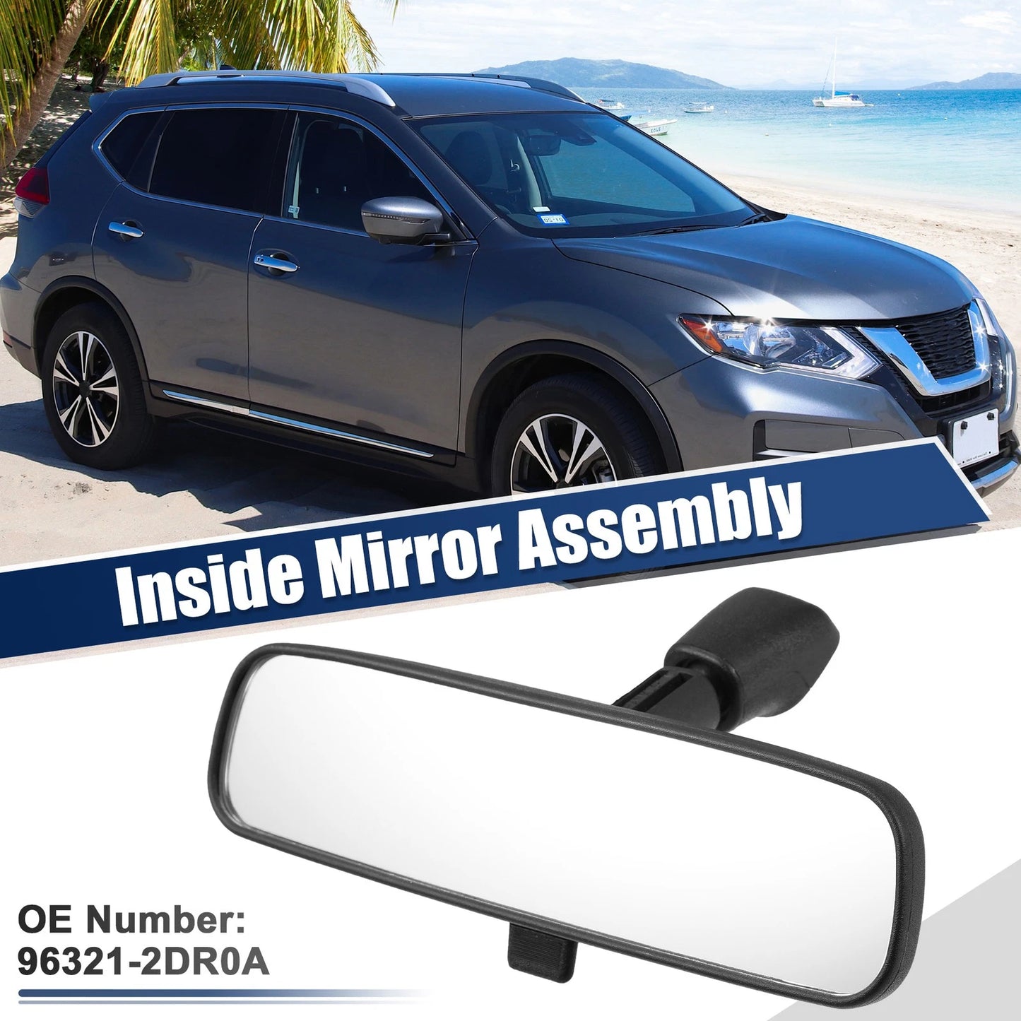 Rear View Mirror for Nissan Sentra (2013–2019) 96321-2DR0A 96321-2DR0-A103