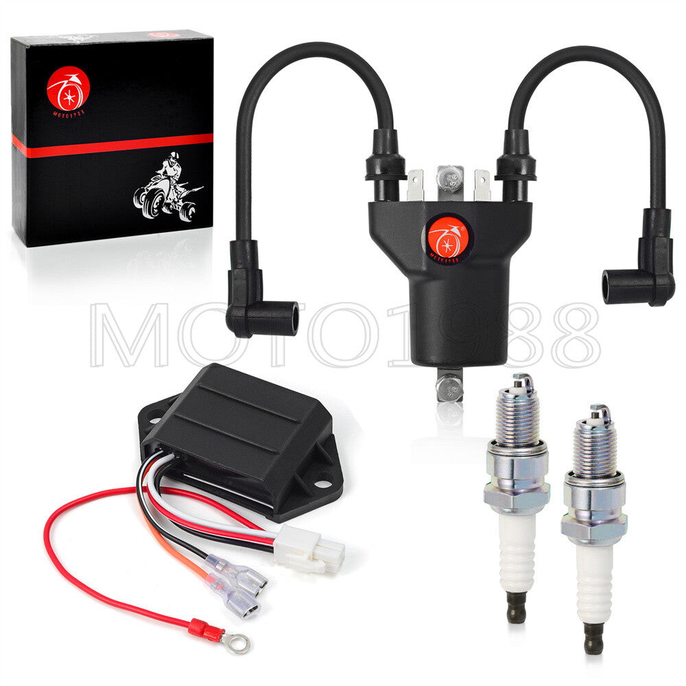 Ignition Coil & Spark Plug for EZGO Golf Cart (1991–2002)